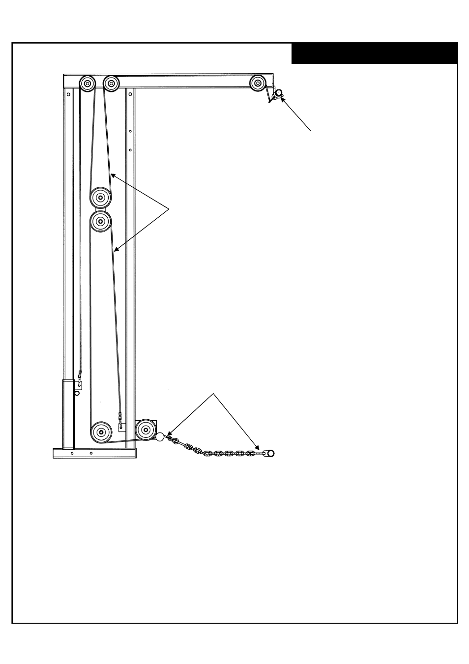 Cable installation | Deltech Fitness DF830- Lat Attachment User Manual | Page 11 / 14