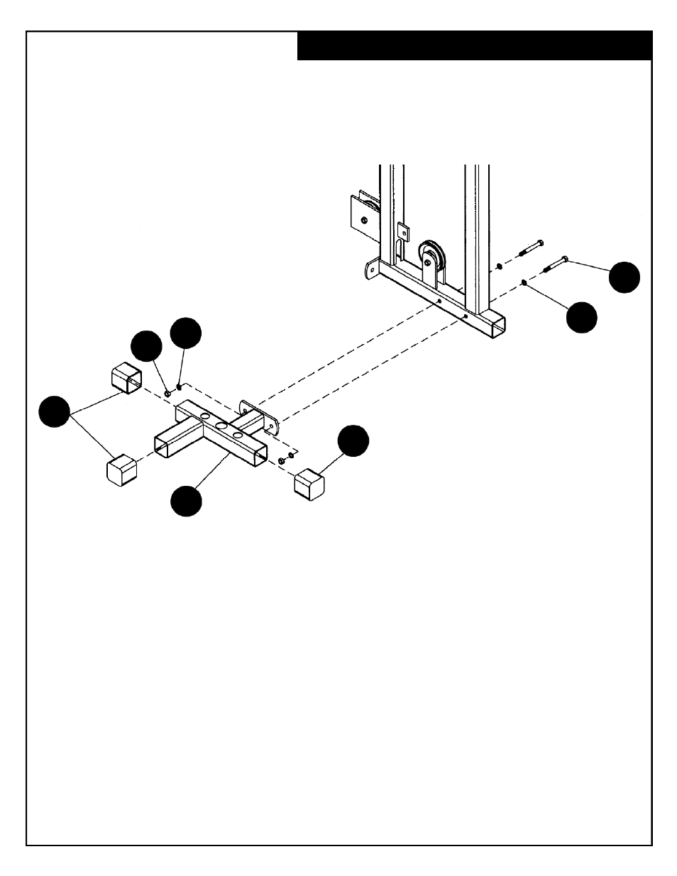 Deltech Fitness DF838- Stack Loaded Lat Attachment User Manual | Page 11 / 16