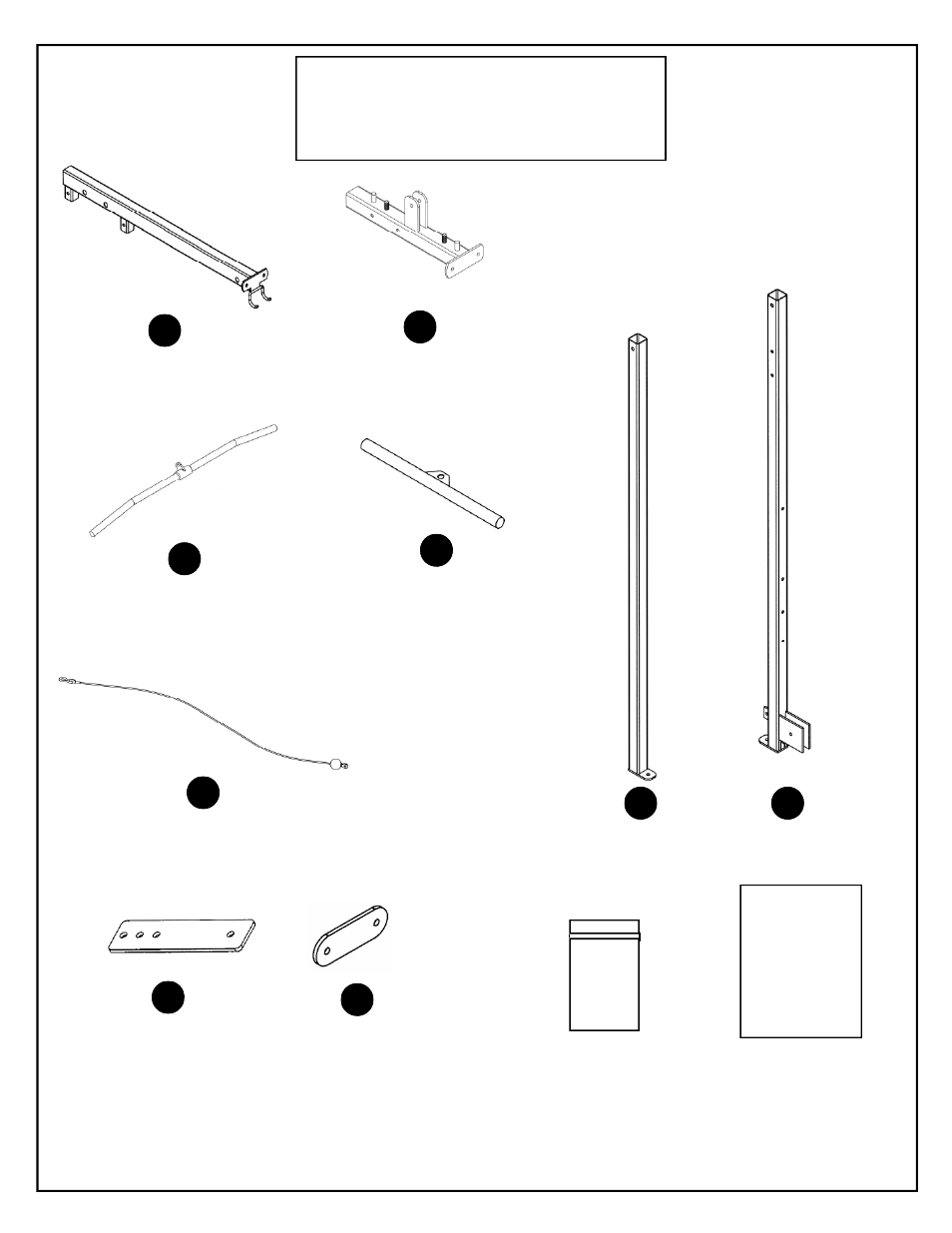 Df830 components | Deltech Fitness DF838- Stack Loaded Lat Attachment User Manual | Page 2 / 16