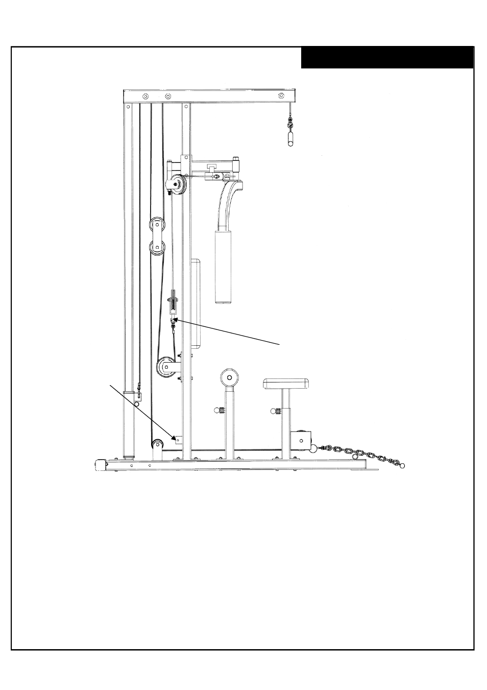 Cable installation | Deltech Fitness DF832- Pec Attachment User Manual | Page 11 / 14