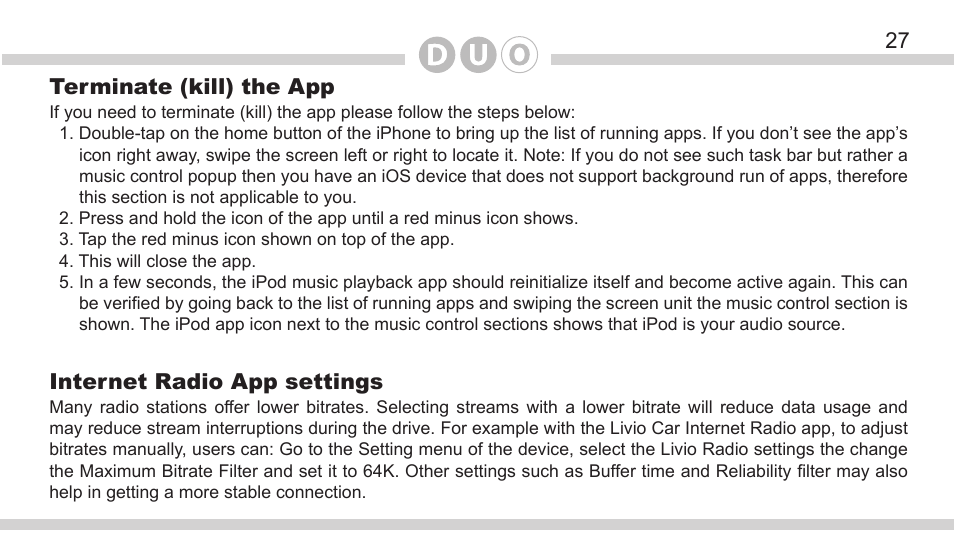 DICE Electronics DOU Honda User Manual | Page 27 / 40