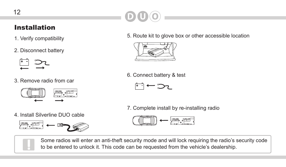 DICE Electronics DOU VW User Manual | Page 12 / 48