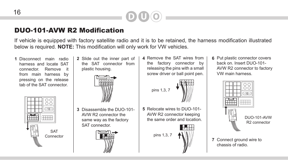 DICE Electronics DOU VW User Manual | Page 16 / 48