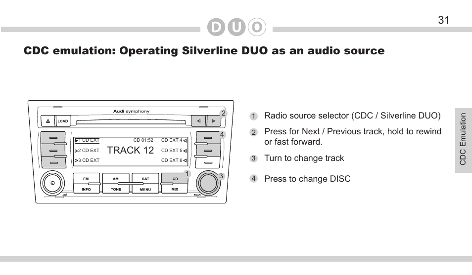 Track 12 | DICE Electronics DOU VW User Manual | Page 31 / 48