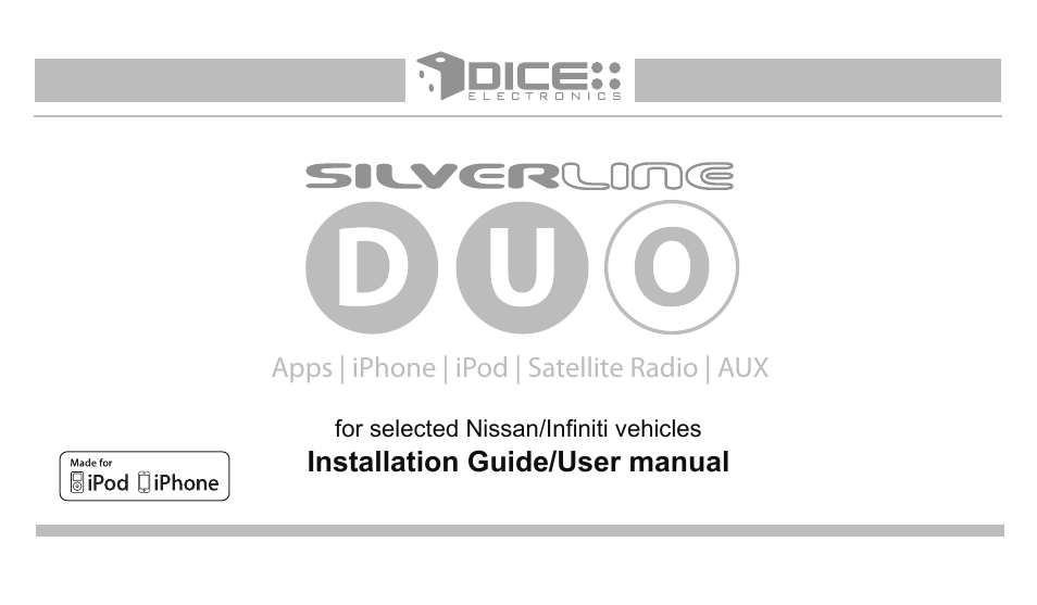 DICE Electronics DOU Nissan User Manual | 40 pages