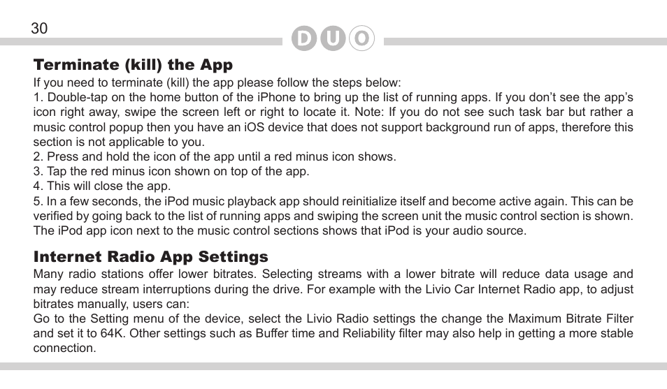 DICE Electronics DOU Toyota User Manual | Page 30 / 40