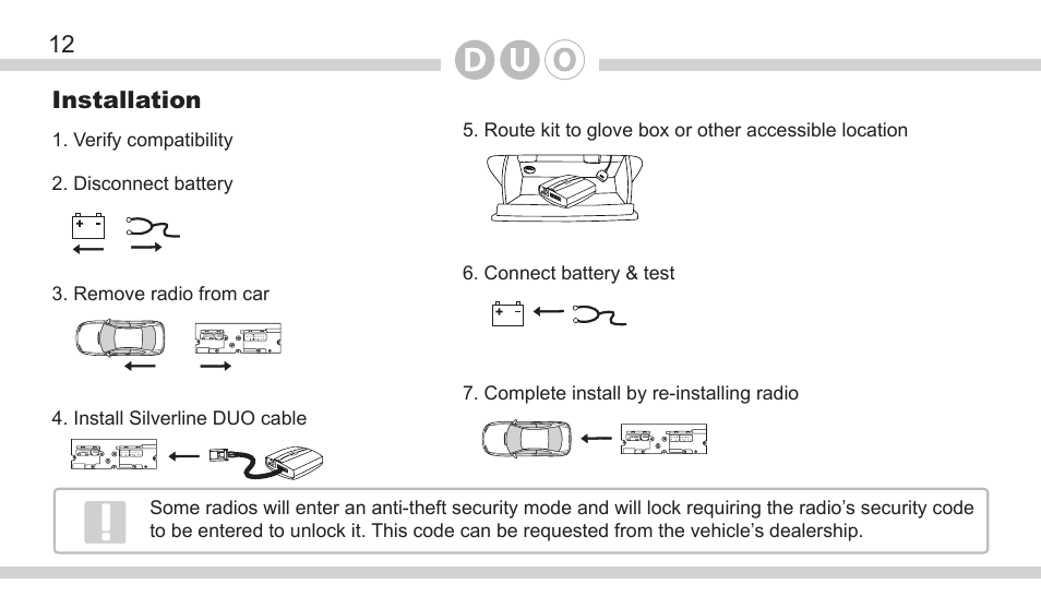 DICE Electronics DOU Mazda User Manual | Page 12 / 32