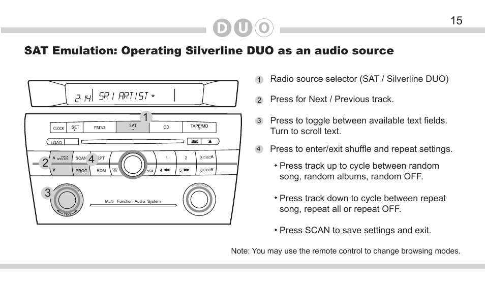 DICE Electronics DOU Mazda User Manual | Page 15 / 32
