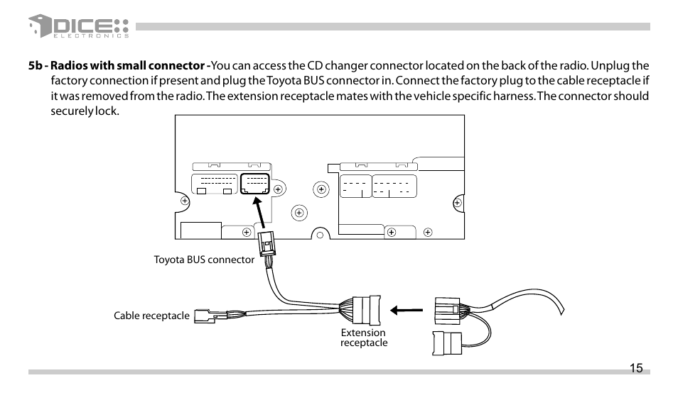 DICE Electronics DICE interface for iPod Scion User Manual | Page 15 / 32