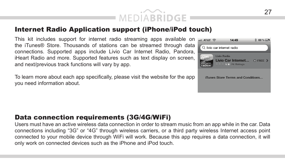 DICE Electronics MediaBridge MB-1500 Toyota User Manual | Page 27 / 40