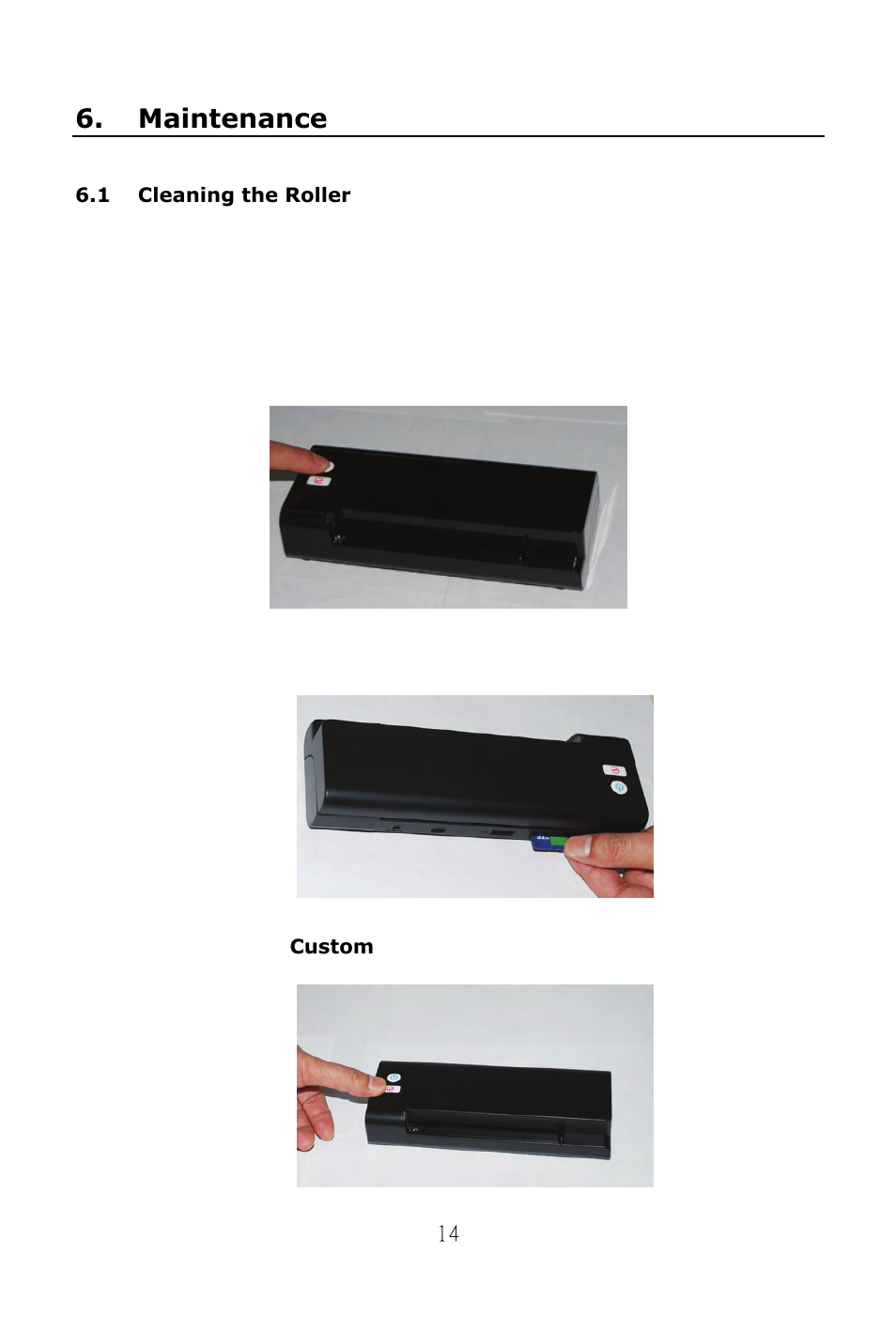 Maintenance | Digiframe DF-SC6402 User Manual | Page 15 / 19