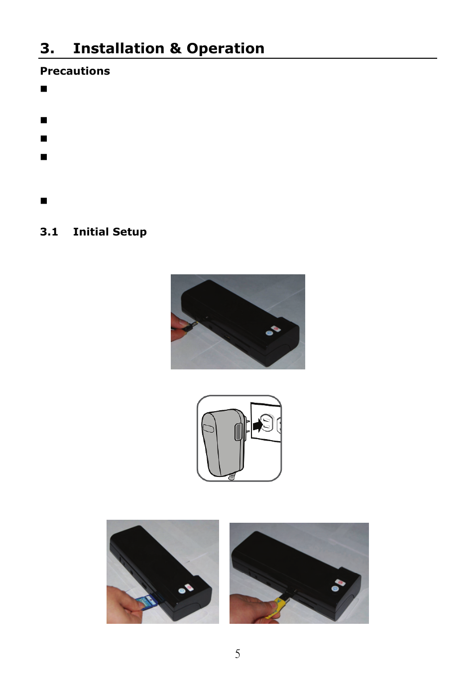 Installation & operation | Digiframe DF-SC6402 User Manual | Page 6 / 19