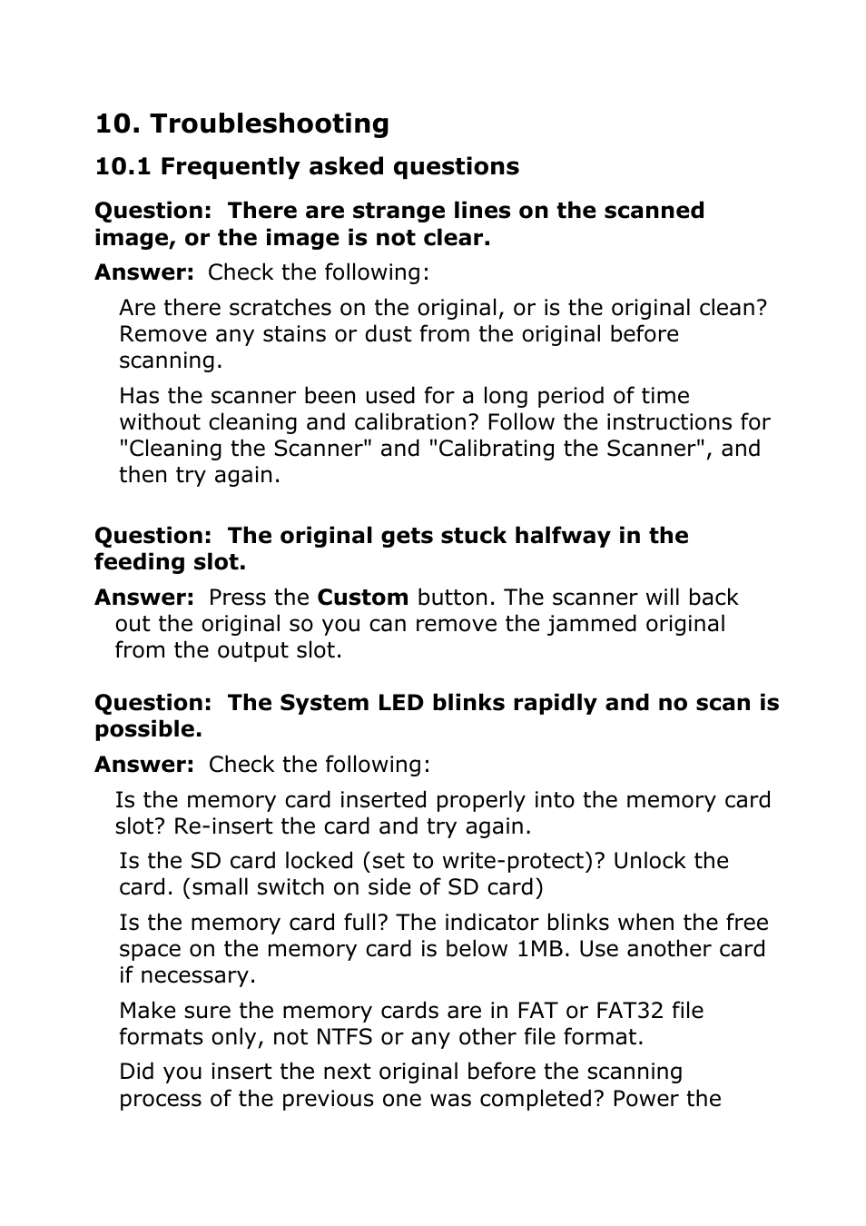 Troubleshooting | Digiframe DF-SCA401w User Manual | Page 23 / 26