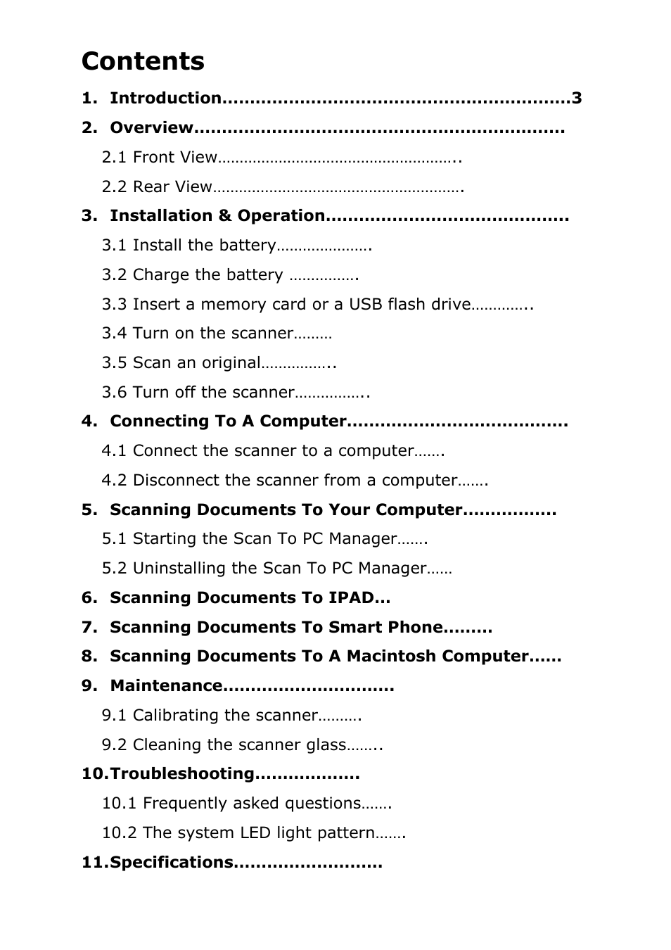 Digiframe DF-SCA401w User Manual | Page 3 / 26