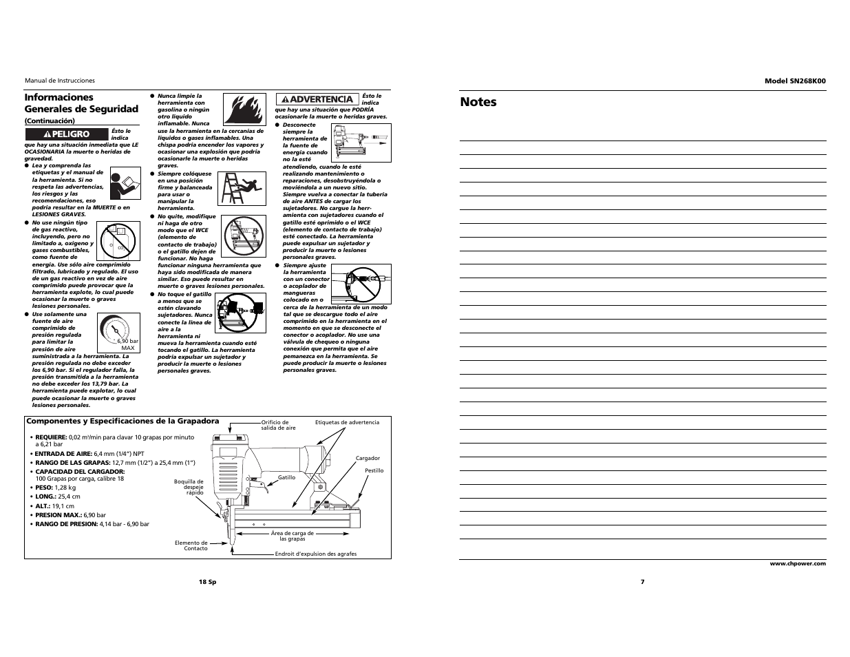 Campbell professional professional hausfeld | Campbell Hausfeld SN268K00 User Manual | Page 7 / 12