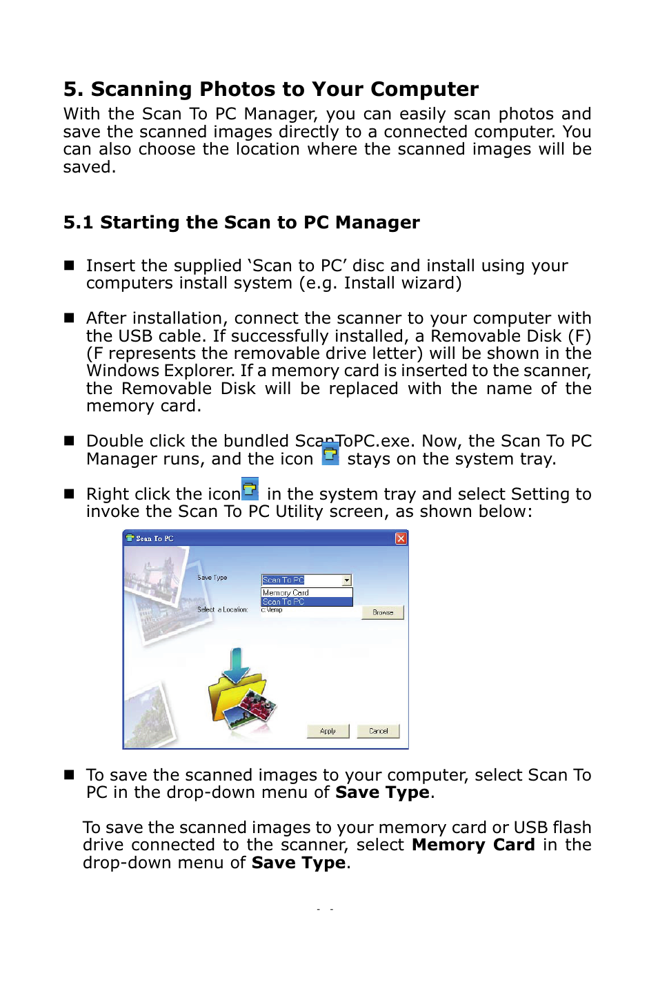Scanning photos to your computer | Digiframe DF-SC5701 User Manual | Page 13 / 24