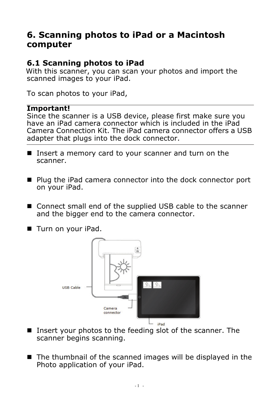 Scanning photos to ipad or a macintosh computer | Digiframe DF-SC5701 User Manual | Page 15 / 24