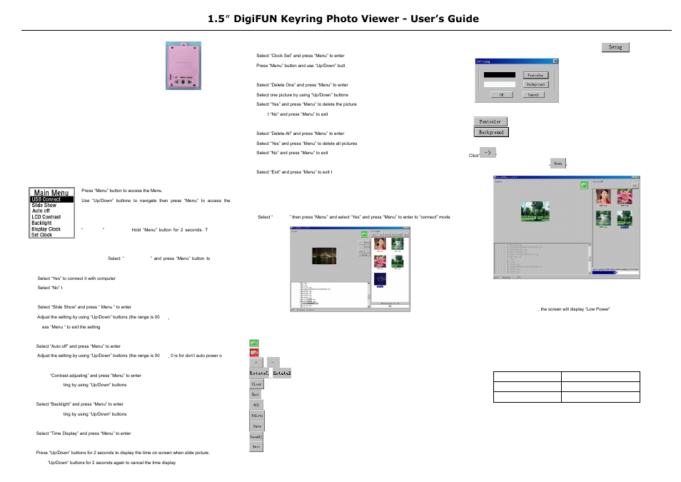 Digiframe DF-FN1506r User Manual | 1 page