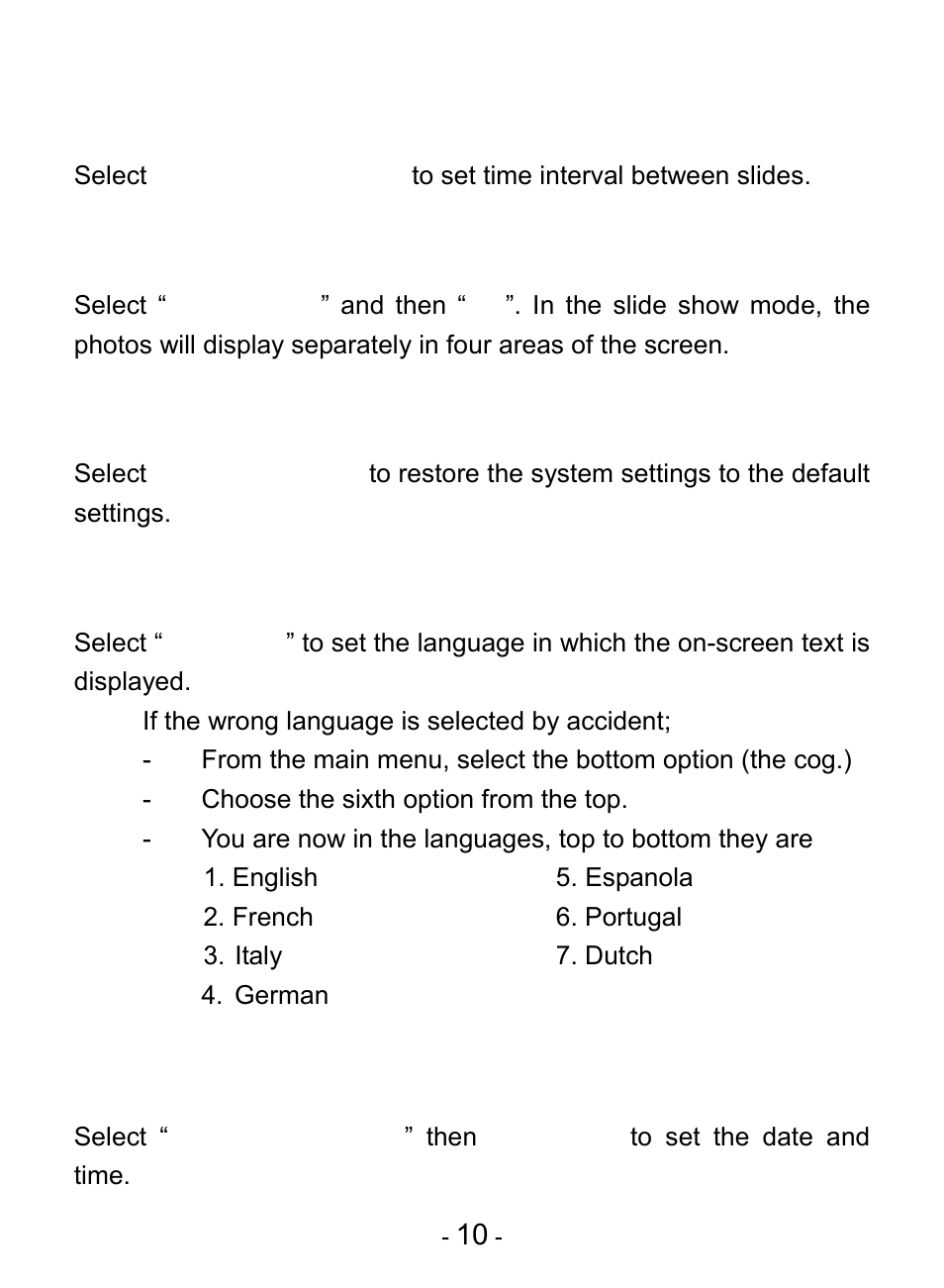 Digiframe DF-F7009b User Manual | Page 12 / 15