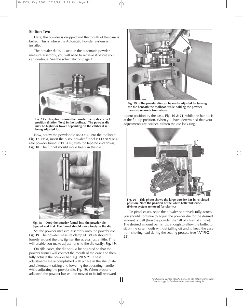 Dillon Precision RL 550B User Manual | Page 11 / 20