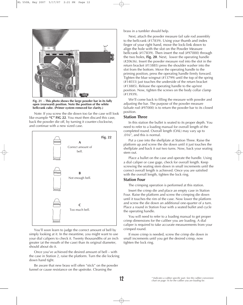 Dillon Precision RL 550B User Manual | Page 12 / 20