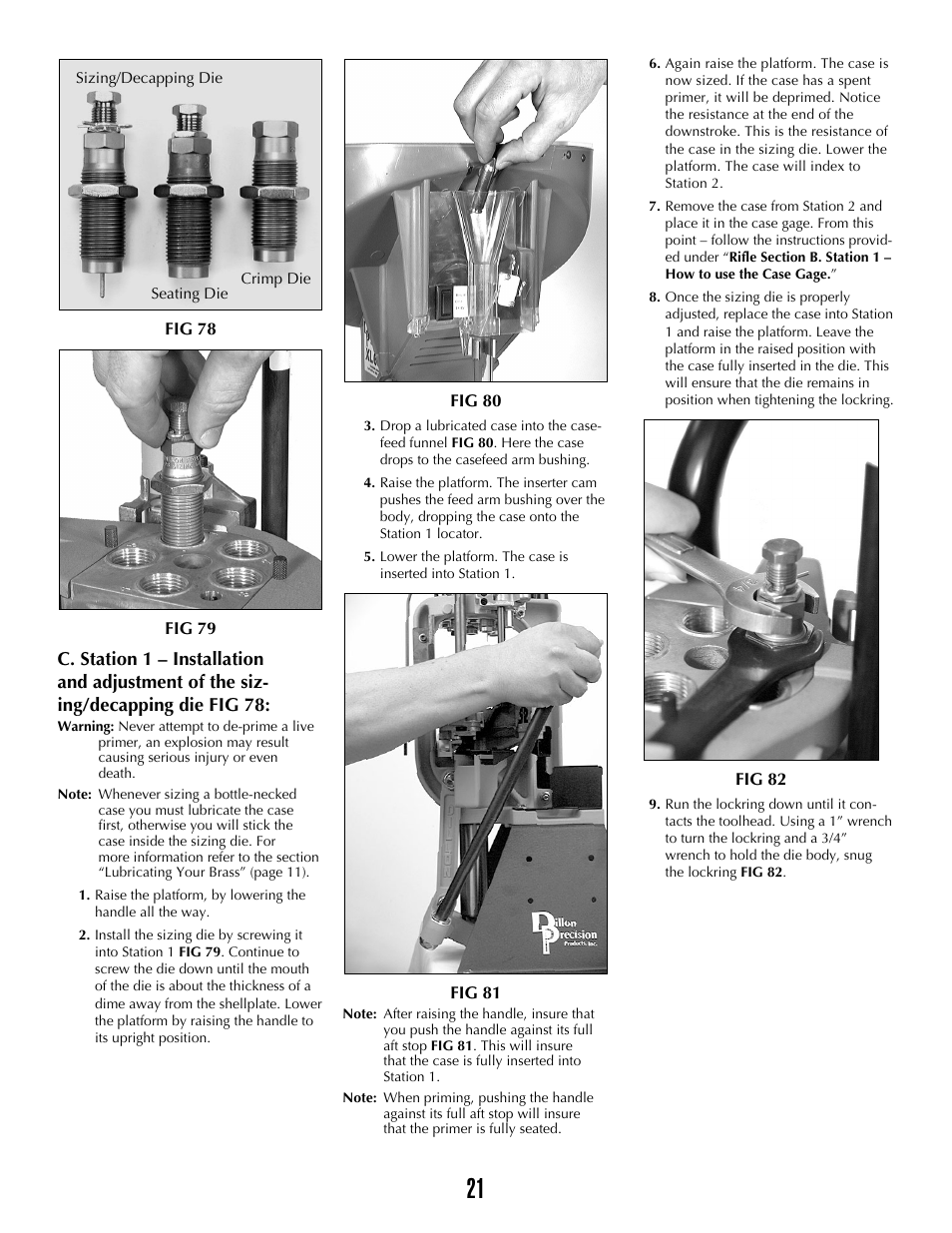 Dillon Precision XL 650 User Manual | Page 20 / 59