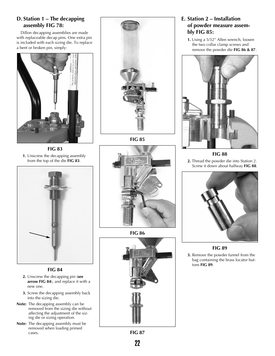 Dillon Precision XL 650 User Manual | Page 21 / 59