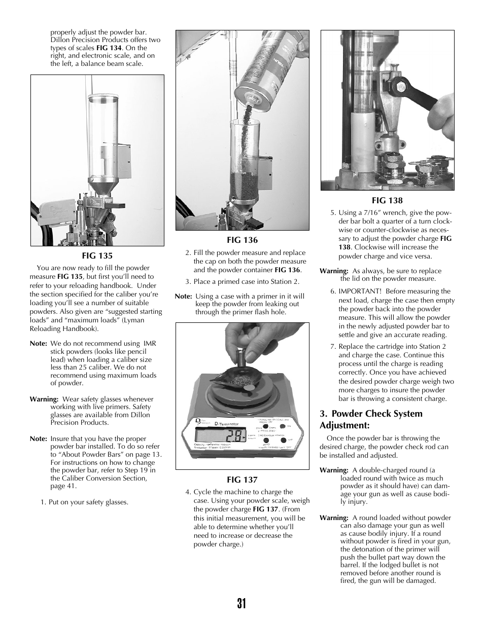 Dillon Precision XL 650 User Manual | Page 30 / 59