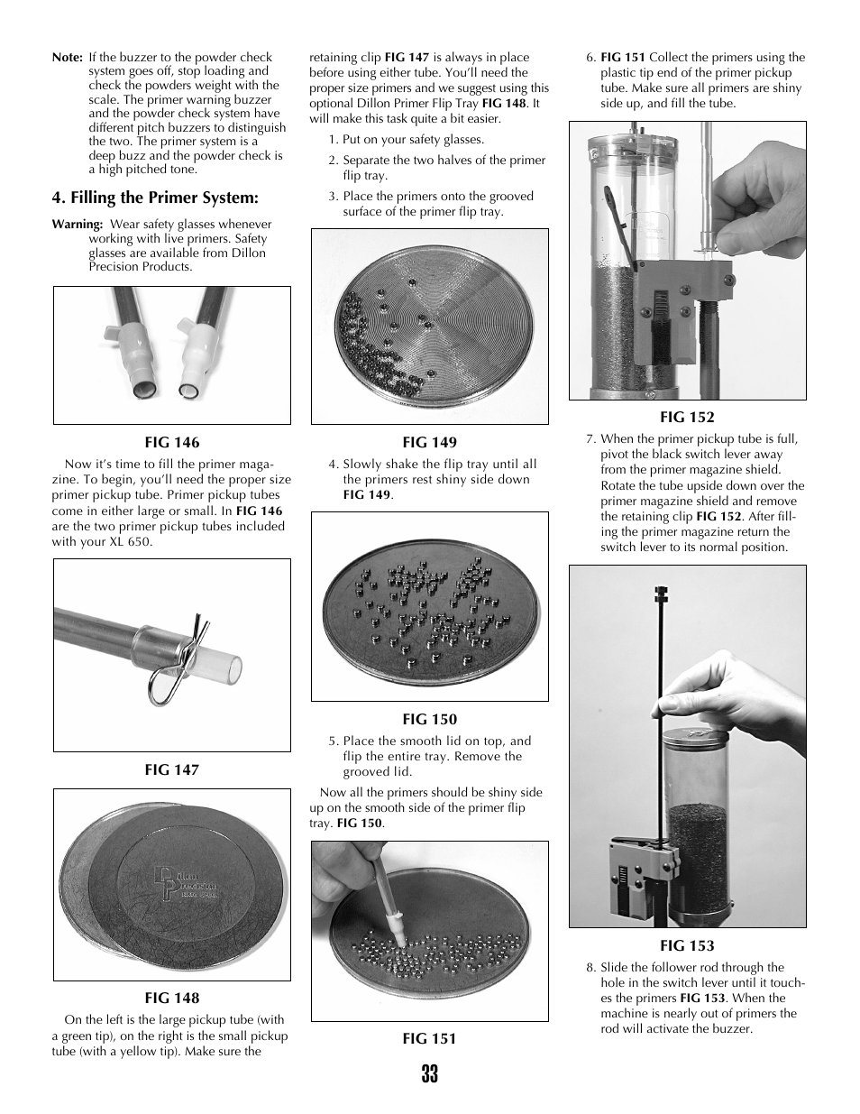 Dillon Precision XL 650 User Manual | Page 32 / 59