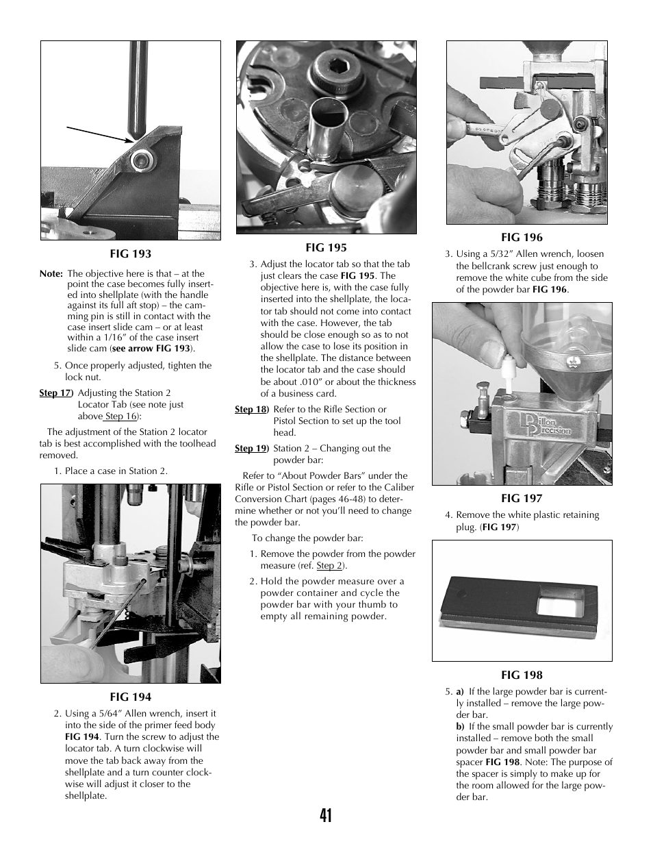Dillon Precision XL 650 User Manual | Page 40 / 59
