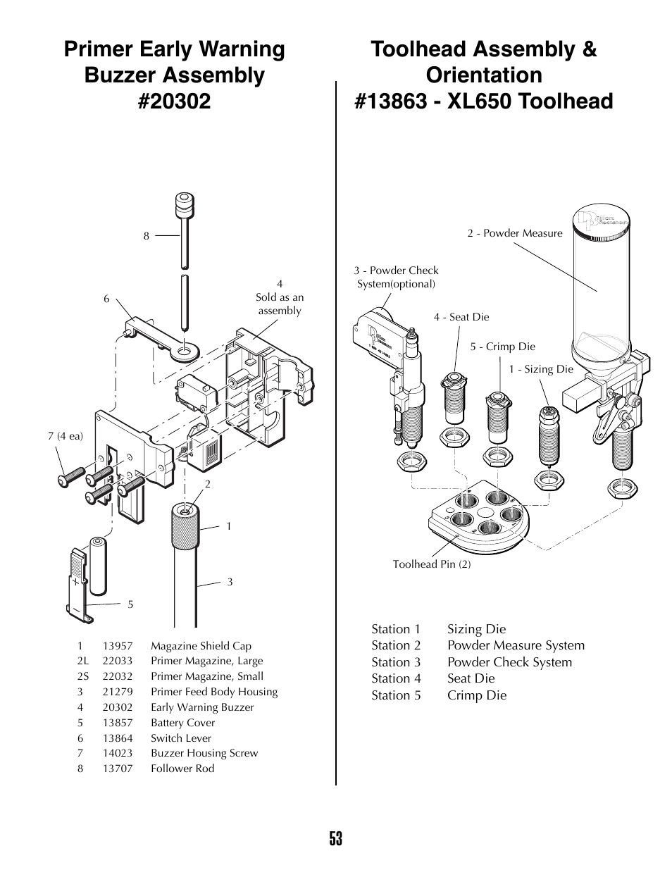 Dillon Precision XL 650 User Manual | Page 52 / 59