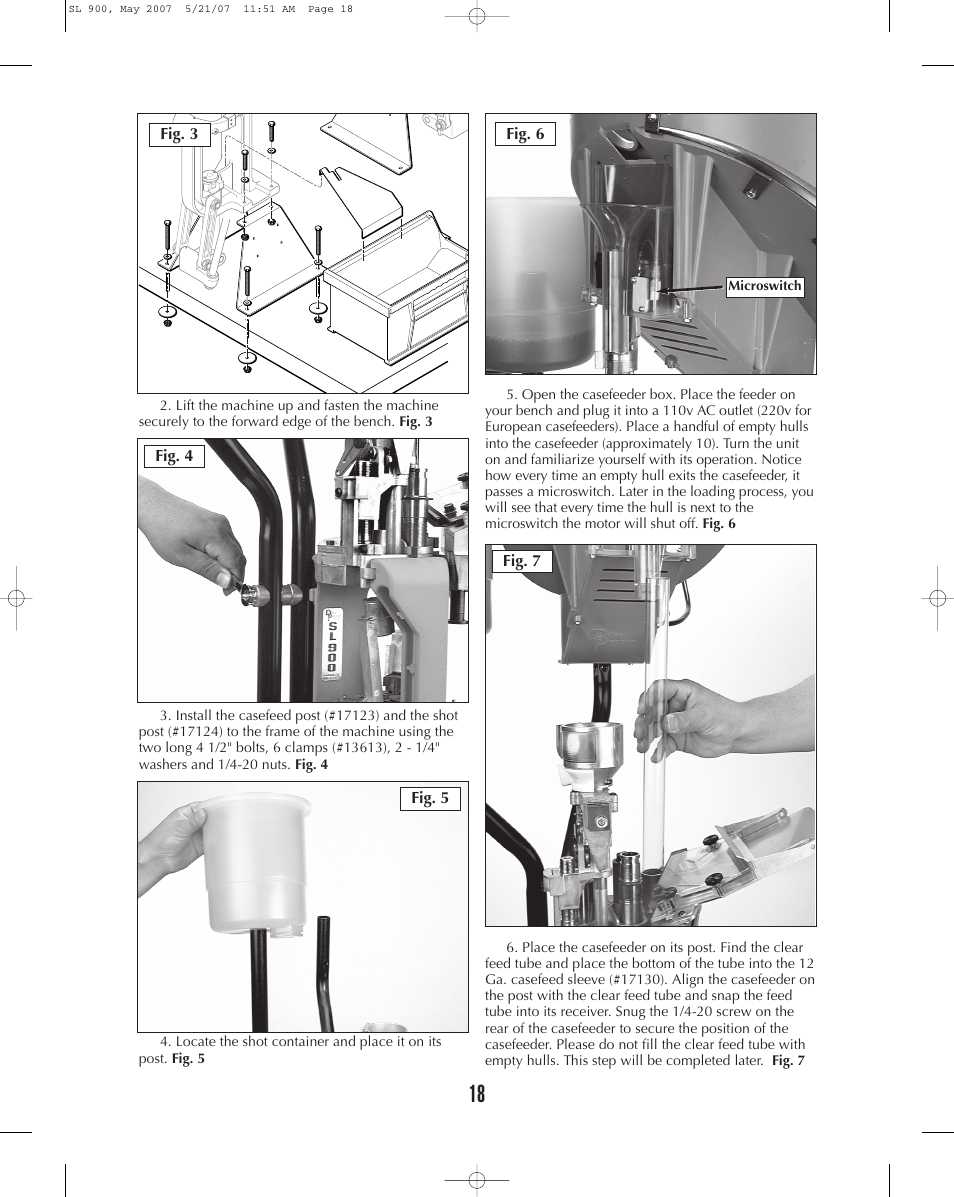 Dillon Precision SL 900 User Manual | Page 18 / 50