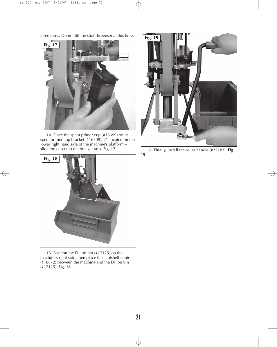 Dillon Precision SL 900 User Manual | Page 21 / 50