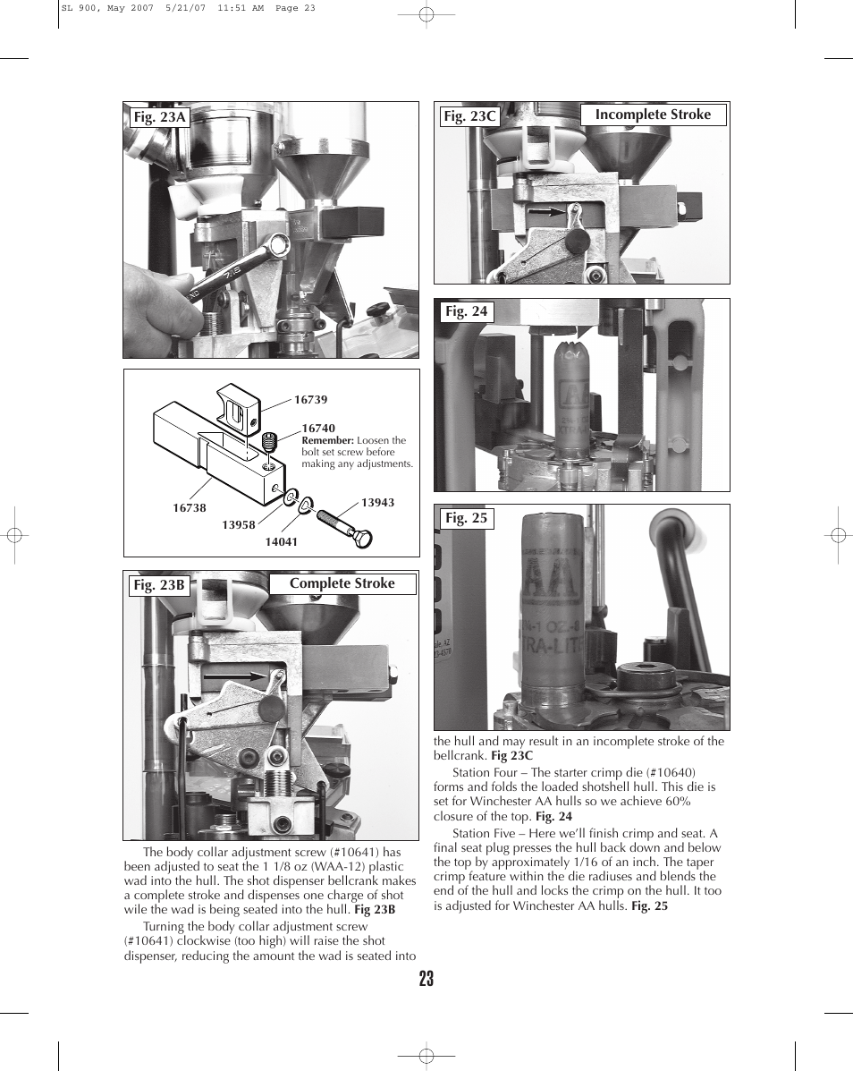 Dillon Precision SL 900 User Manual | Page 23 / 50