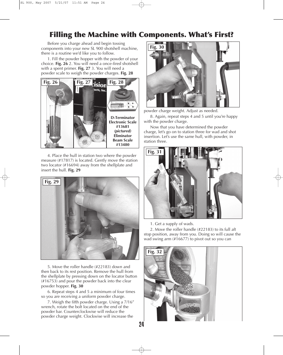Dillon Precision SL 900 User Manual | Page 24 / 50