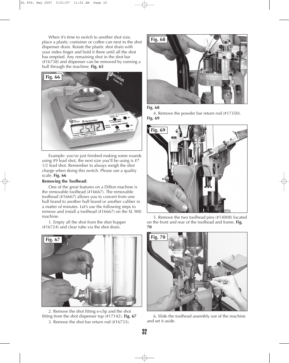 Dillon Precision SL 900 User Manual | Page 32 / 50