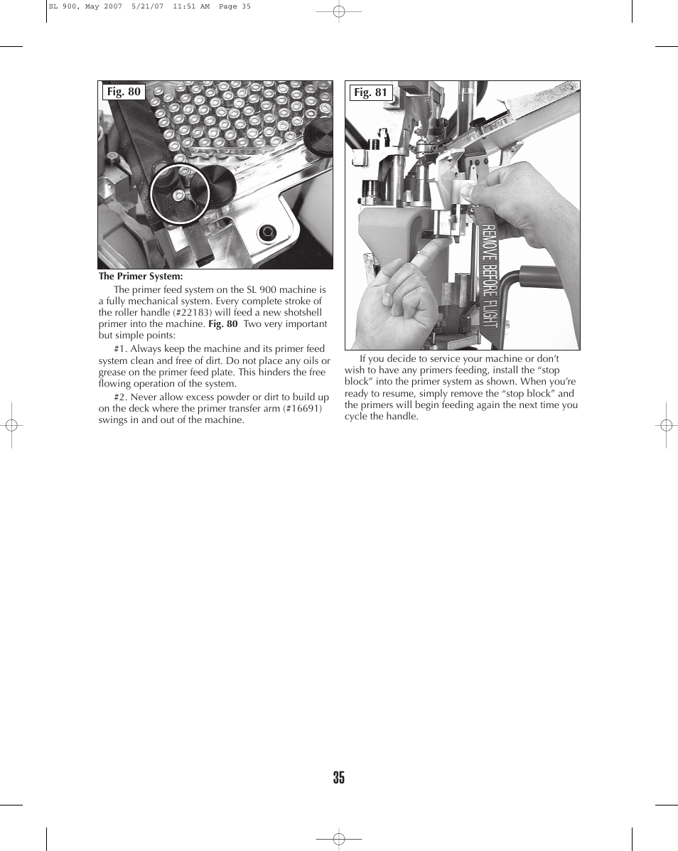 Dillon Precision SL 900 User Manual | Page 35 / 50