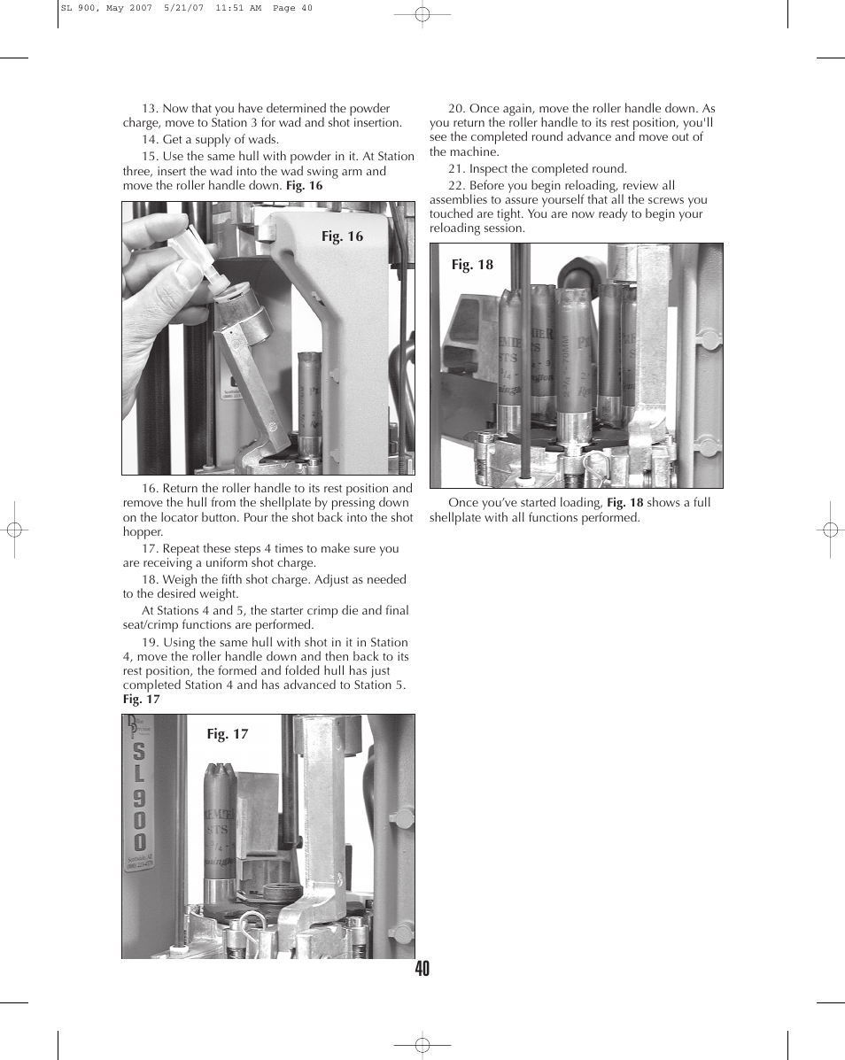 Dillon Precision SL 900 User Manual | Page 40 / 50