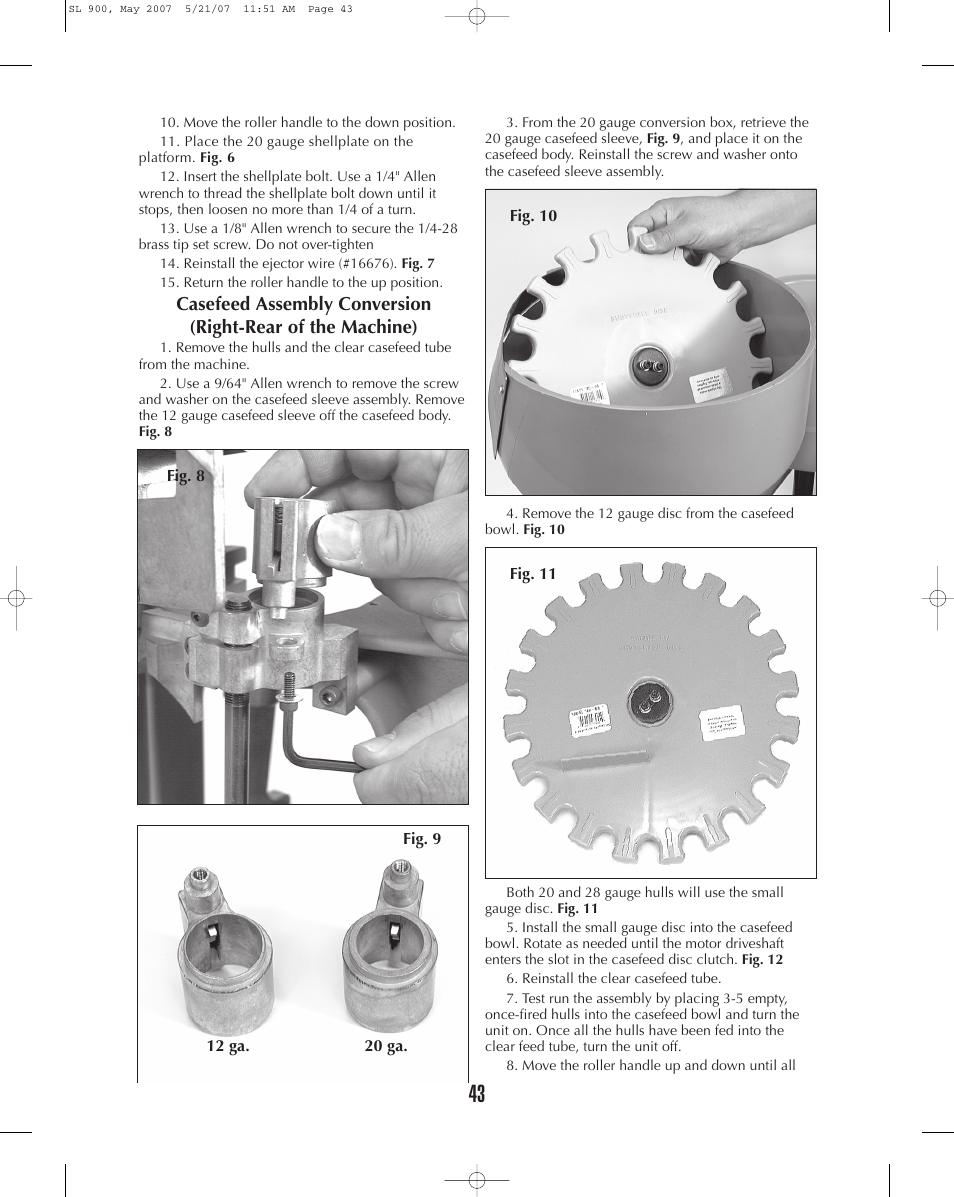 Dillon Precision SL 900 User Manual | Page 43 / 50