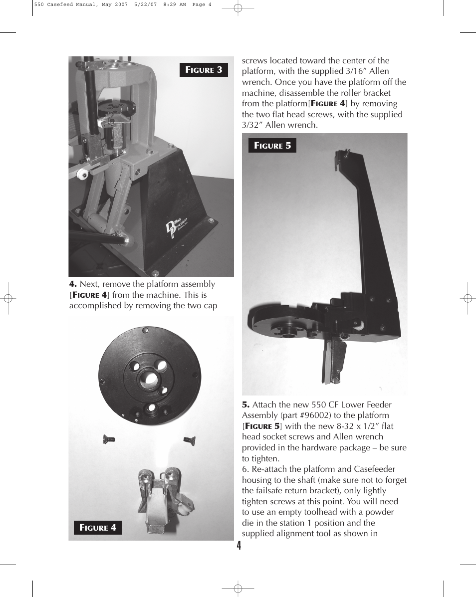 Dillon Precision RL 550 Casefeed User Manual | Page 4 / 17