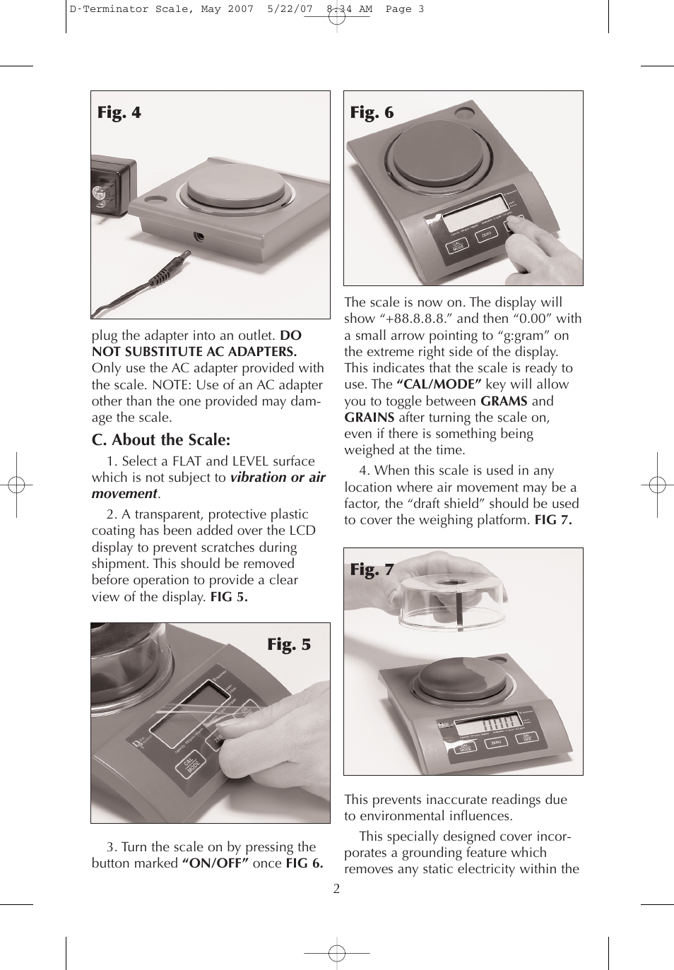 Dillon Precision D-Terminator User Manual | Page 3 / 7