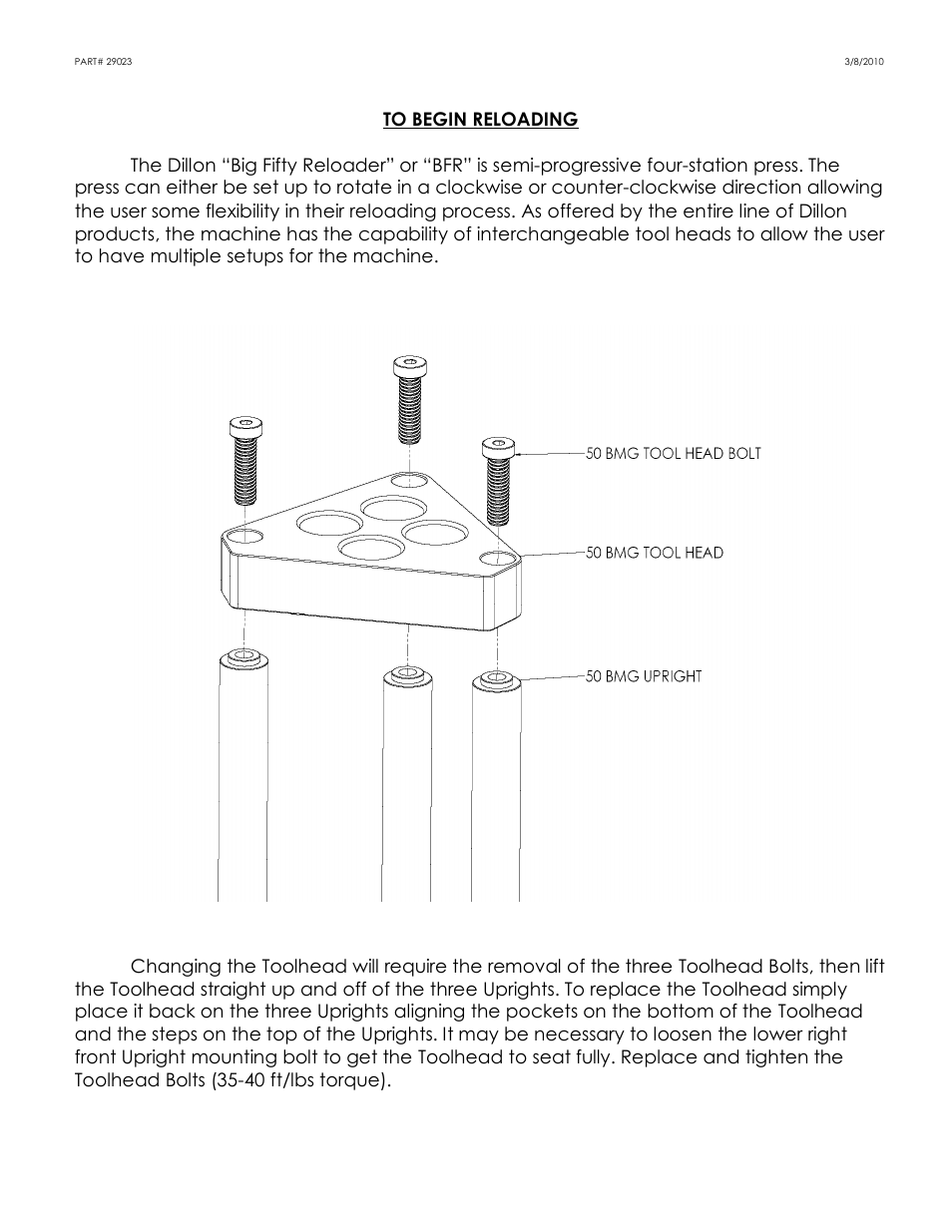 Dillon Precision Big-Fifty User Manual | Page 7 / 17