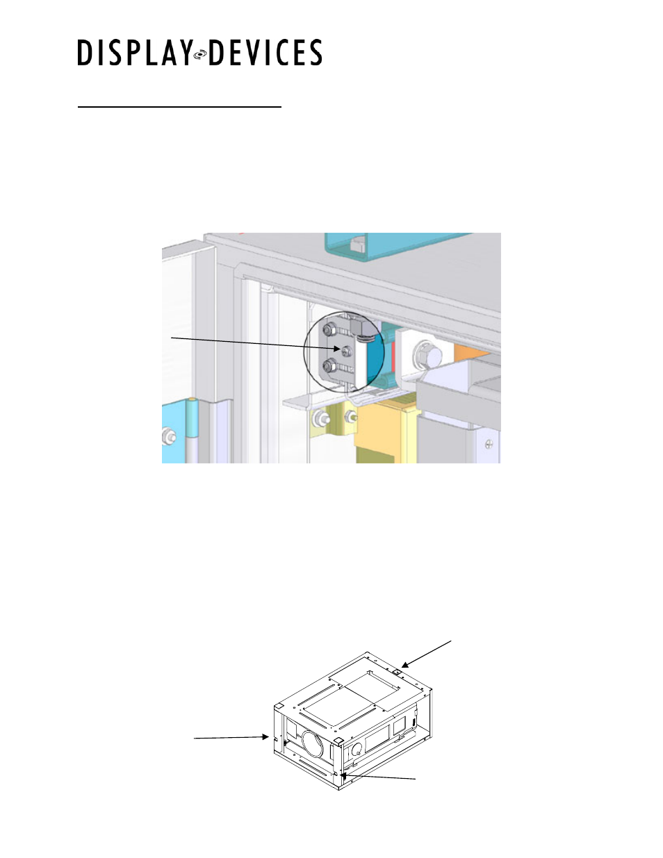 Installing the projector | Display Devices PJE Outdoor Projector Enclosures User Manual | Page 4 / 9