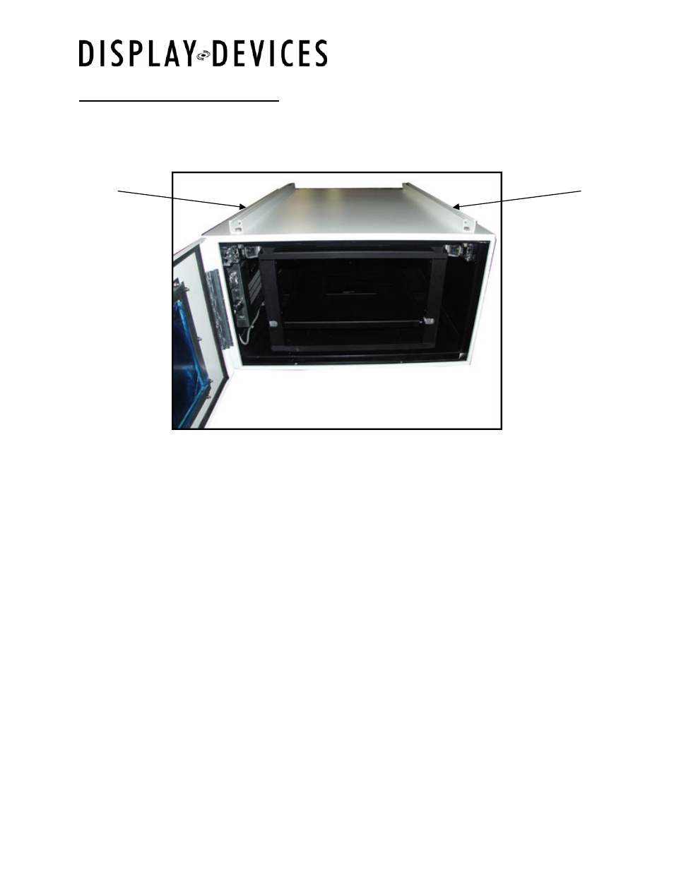 Hanging the enclosure | Display Devices PJE Outdoor Projector Enclosures User Manual | Page 5 / 9