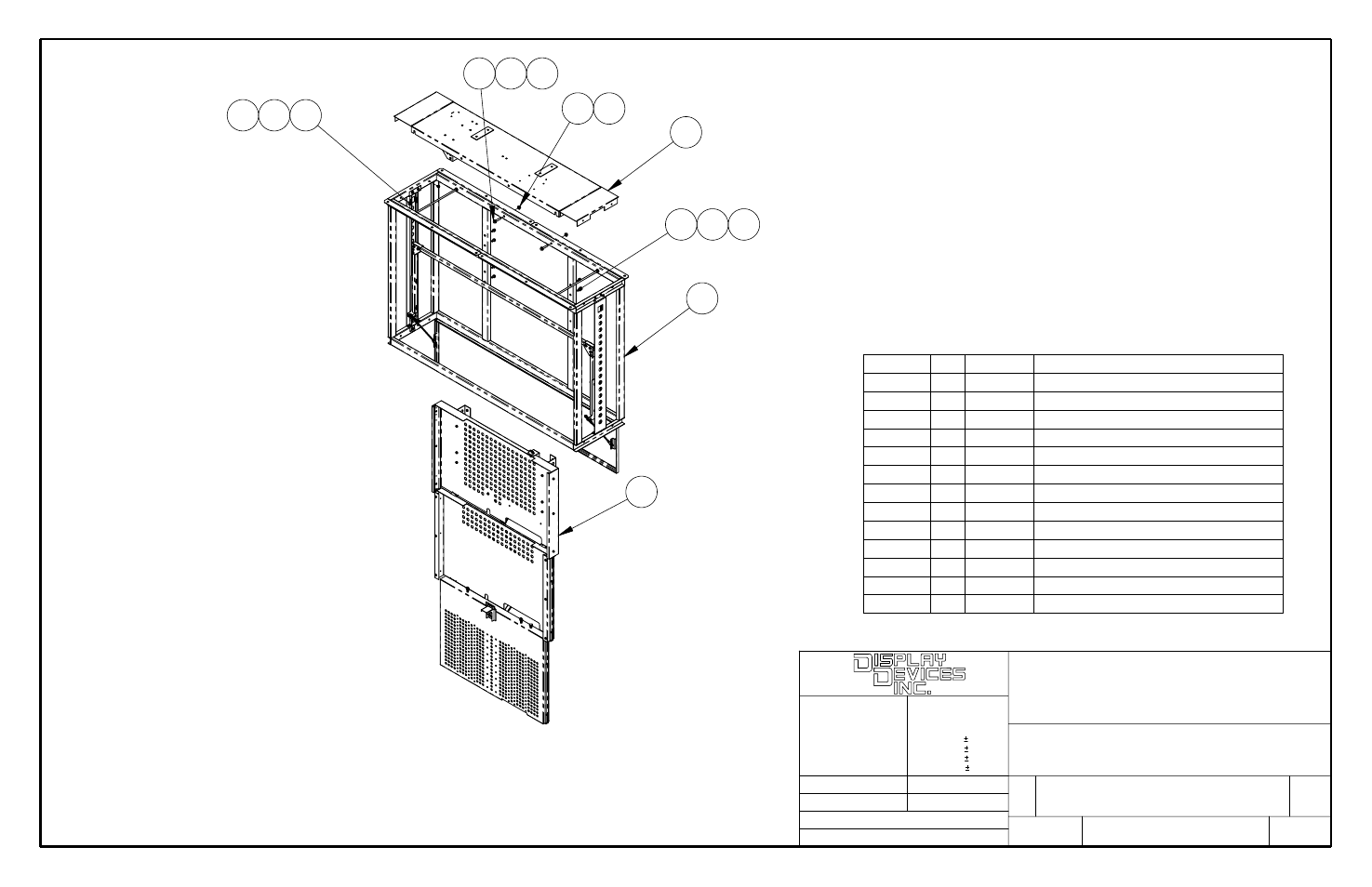 Display devices, inc, Pl3060, 001 a | Display Devices PL-3060 Series Flat Screen Lifts Ceiling User Manual | Page 6 / 6