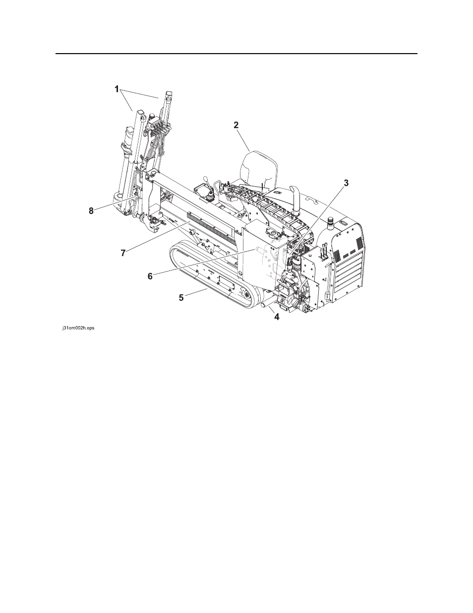 Unit components, Jt5 operator’s manual | Ditch Witch JT5 User Manual | Page 5 / 161