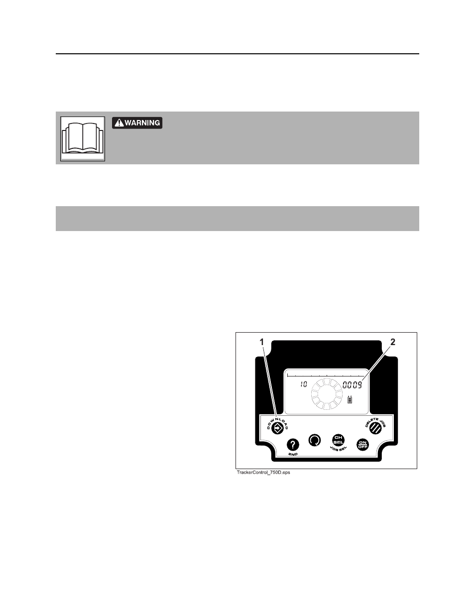 Tracker control, Overview, Operation | Jt922 operator’s manual | Ditch Witch JT922 User Manual | Page 107 / 159