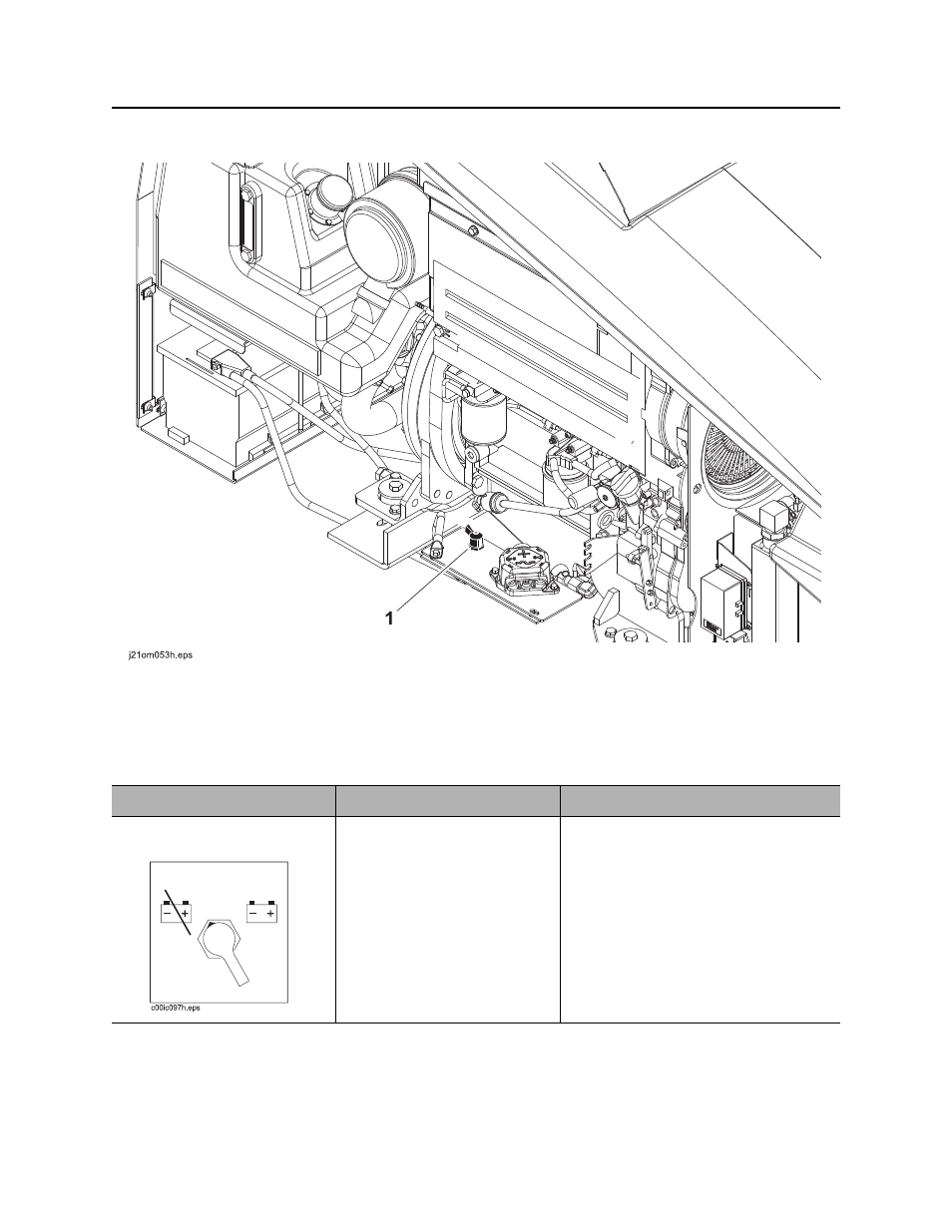 Battery, Jt922 operator’s manual | Ditch Witch JT922 User Manual | Page 35 / 159