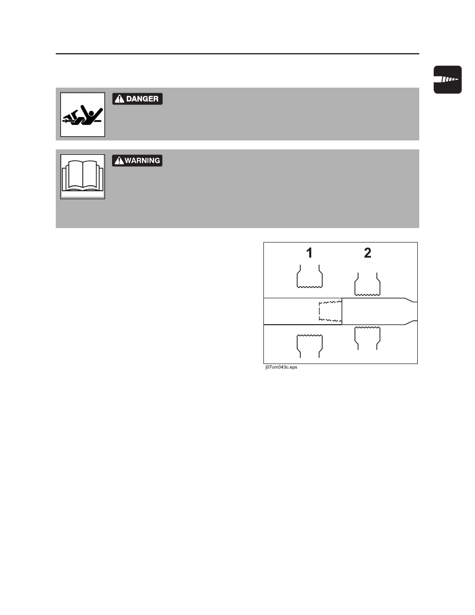 Clamp pipe, Jt922 operator’s manual | Ditch Witch JT922 User Manual | Page 80 / 159