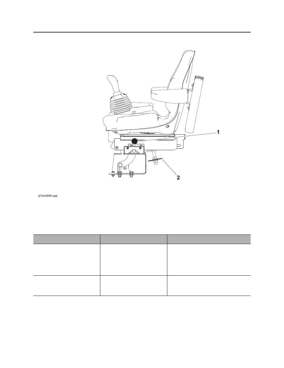 Seat/armrest, Jt9 operator’s manual | Ditch Witch JT9 User Manual | Page 37 / 165